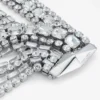 Zendra Bracelet Silver-Finish Crystal Bracelet