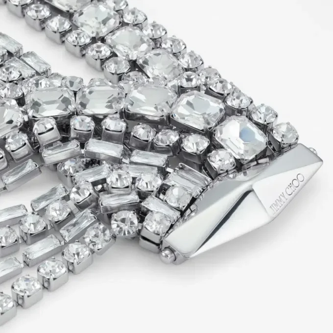Zendra Bracelet Silver-Finish Crystal Bracelet