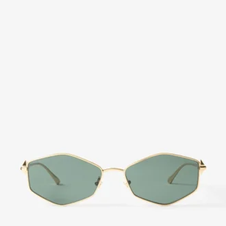 Zoey Gold Geometric Sunglasses
