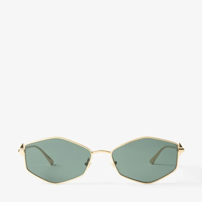 Zoey Gold Geometric Sunglasses